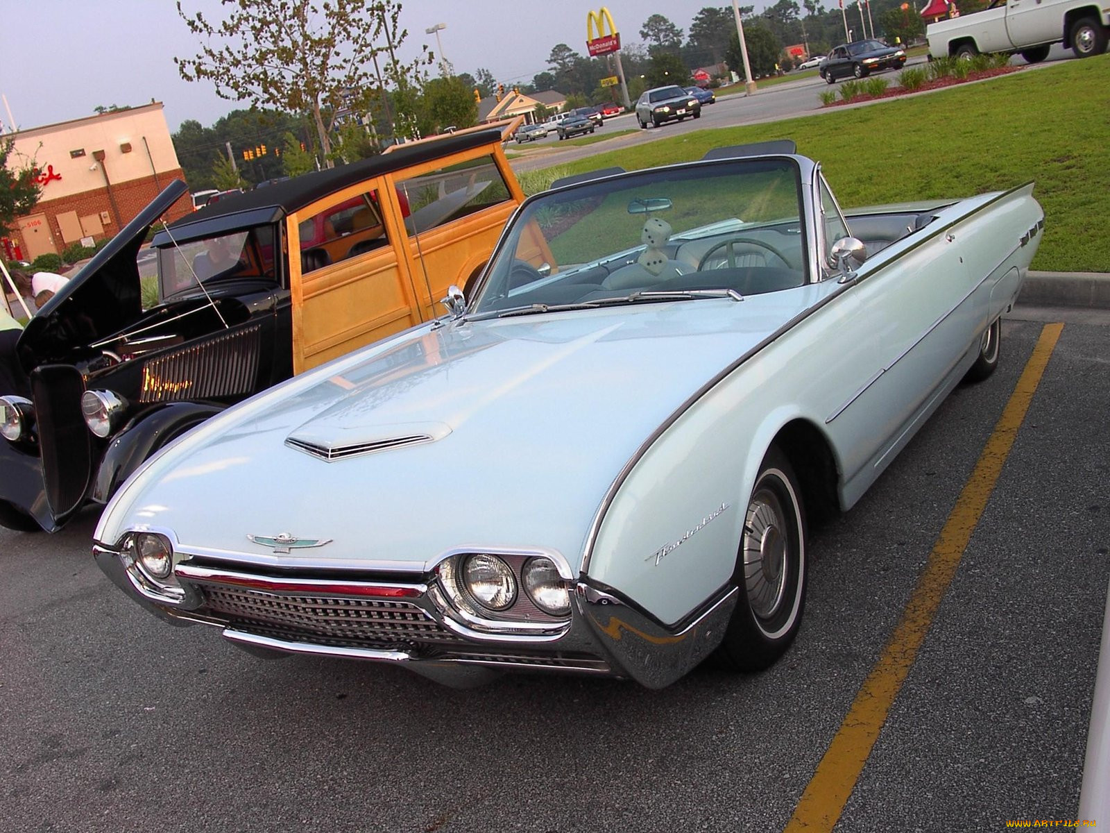 1962, ford, thunderbird, convertible, classic, 